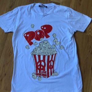 Love Moschino T-Shirt, Popcorn Bucket, Size Large